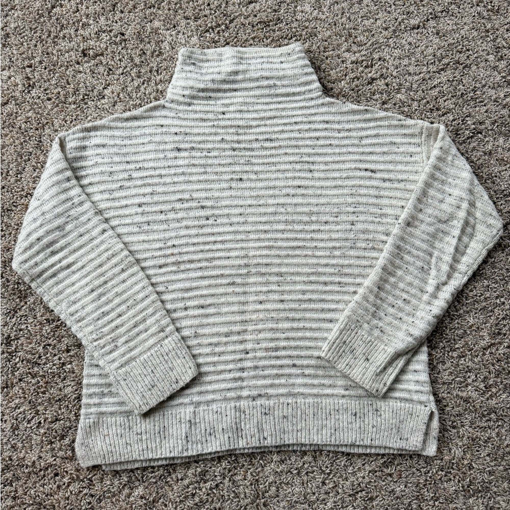 Madewell Donegal Funnel Neck Sweater
